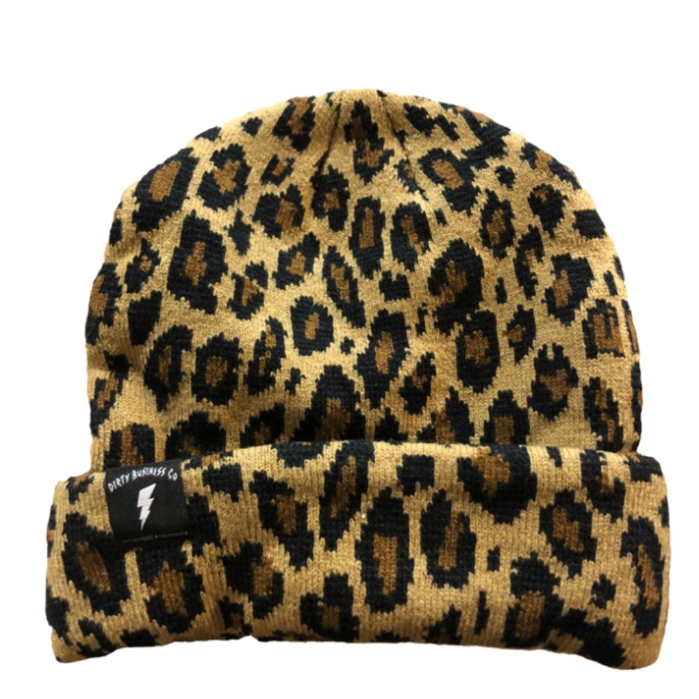 Destroyer Beanie - Natural Leopard